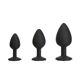 Набор силиконовых анальных пробок BMS Roses Til’ Dawn Silicone Anal Plug Kit (повреждена упаковка!!!)