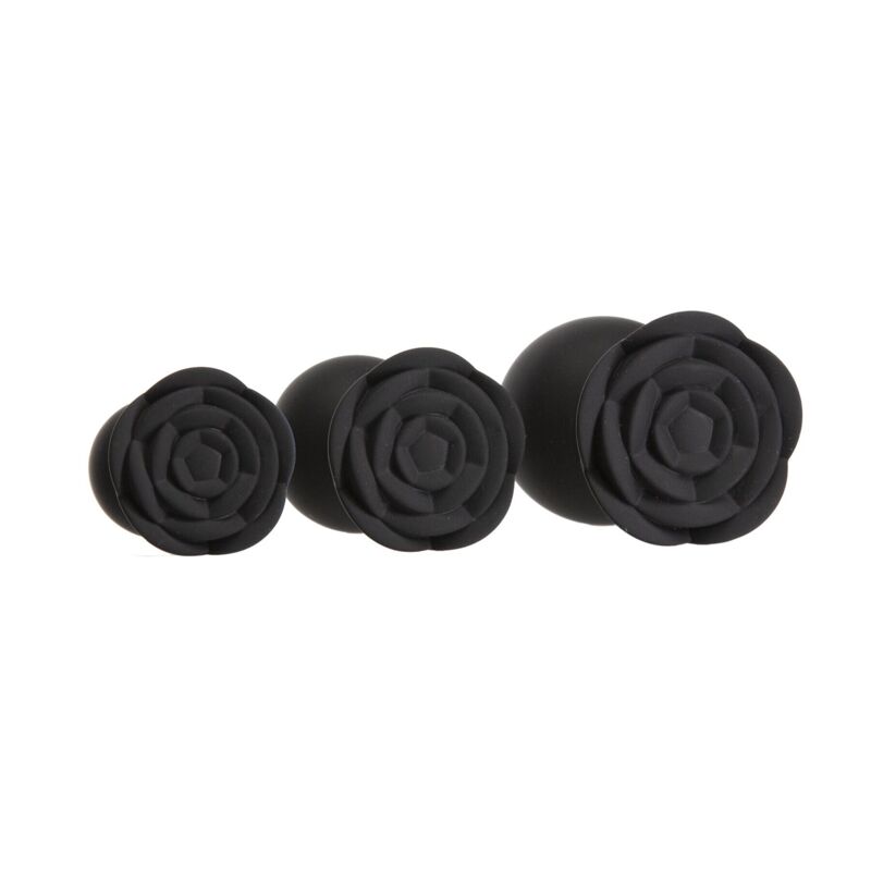 Набор силиконовых анальных пробок BMS Roses Til’ Dawn Silicone Anal Plug Kit (повреждена упаковка!!!)