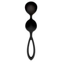 Вагинальные шарики Toyz4Lovers Blackberries Pussy, черные, 17 х 3 см
