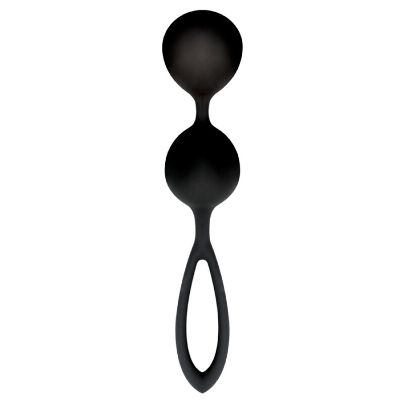 Вагинальные шарики Toyz4Lovers Blackberries Pussy, черные, 17 х 3 см