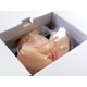 Мастурбатор-полуторс Naked Factory SCARLET, вагина + анус, узкий вход, очень реалистичный, сквозной