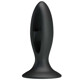 Анальная пробка с присоской Fabulous Silicone черная