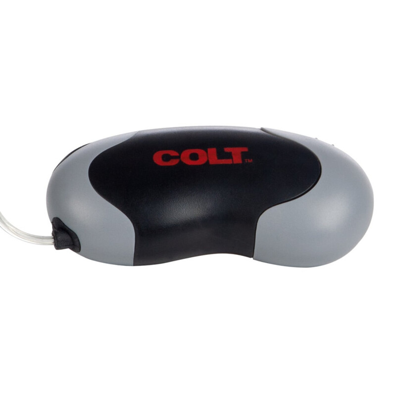 Виброяйцо с проводным пультом COLT Xtreme серебристое, 5.7 х 2.5 см