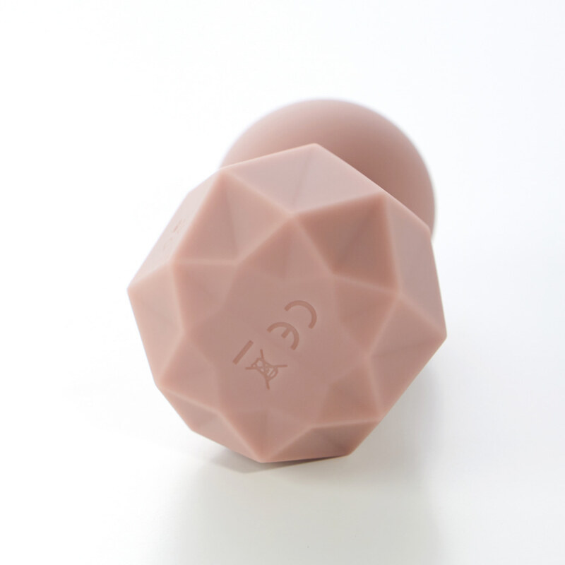 Вибратор для клитора Sweet Em Crystal в форме кристалла с гранями, розовый, 8 х 4.8 см