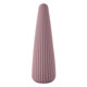 Вибратор для клитора Sweet Em Cone в форме конуса, ребристый, фиолетовый, 12.8 х 3.8 см