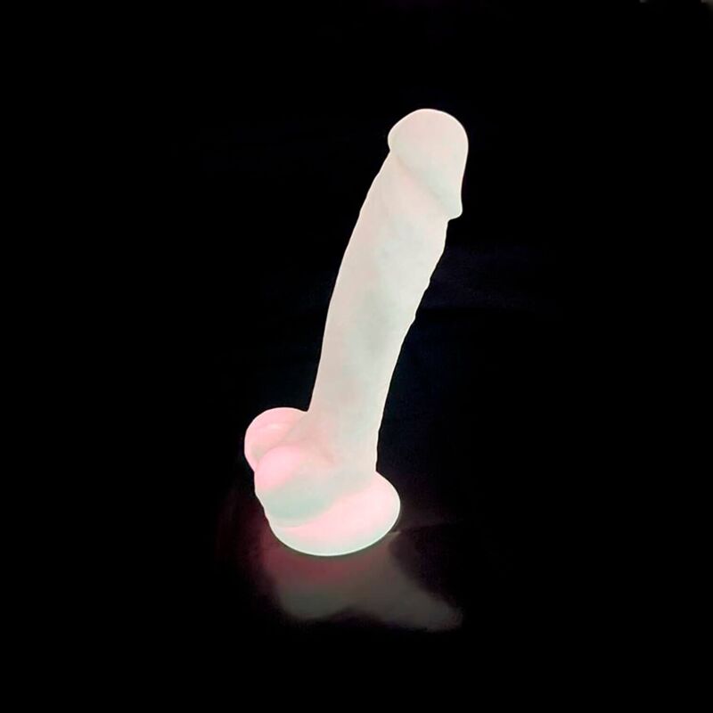 Фаллоимитатор SilexD Johnny Pink Glow in the dark (мятая упаковка!!!)