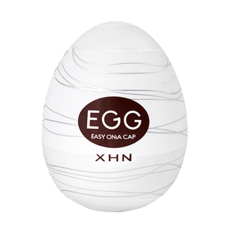 Мастурбатор-яйцо с рельефом XHN Egg Easy Ona-Cap, белый, 52 × 68 мм