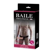 Страпон порожнистий фалопротез Baile Strap On з кріпленням на трусиках, беж Страпон порожнистий фалопротез Baile Strap On з кріпленням на трусиках, беж