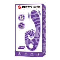Вібратор-кролик Pretty Love Sumner Sexual Fantasy, фіолетовий, 19 см × 3,7 см Вібратор-кролик Pretty Love Sumner Sexual Fantasy, фіолетовий, 19 см × 3,7 см