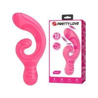 Вибратор-кролик Pretty Love Verity, розовый, 12.5 см х 3.1 см