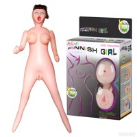 Секс-кукла с вибрацией BAILE Finish Girl Talla и двусторонним мастурбатором, 160 см