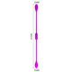 Гибкий вибростимулятор для пар PRETTY LOVE Dream Lover's Whip, фиолетовый, 65.5 х 3.2 см