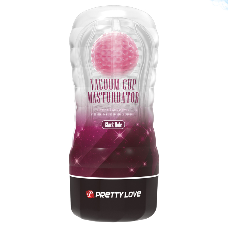 Мастурбатор в колбе PRETTY LOVE Planet прозрачный, с розовым шариком, 18 х 7.7 см