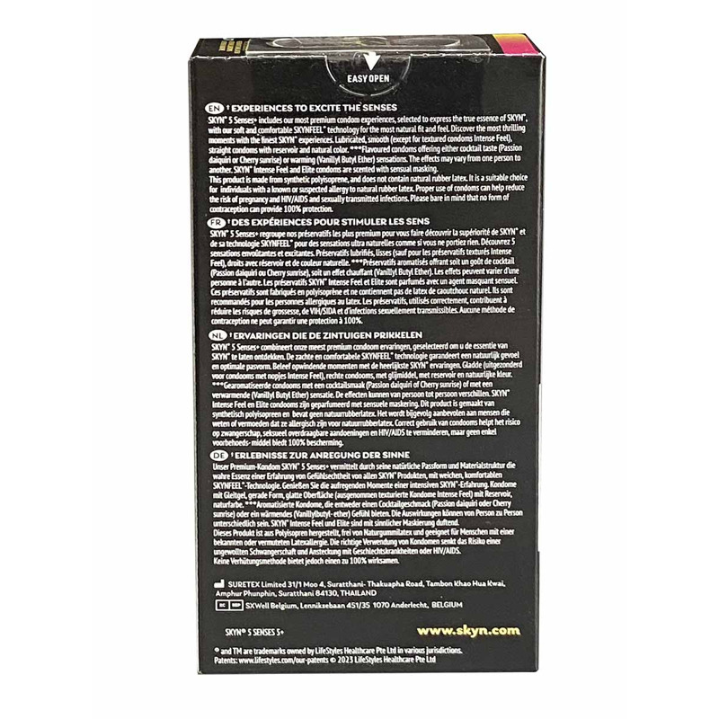Презервативы SKYN 5 Senses+, 5 шт