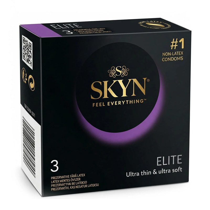 Презерватив SKYN Elite, ультратонкий, безлатексный (полиизопрен), 3 шт