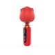 Вибромассажер Loviss Rose Mini Massage Wand Vibrator, головка в виде розы, 9 режимов