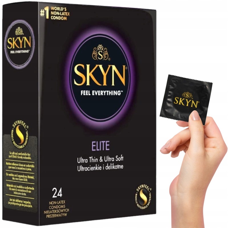 Презервативы SKYN Elite безлатексные (полиизопрен), 24 шт