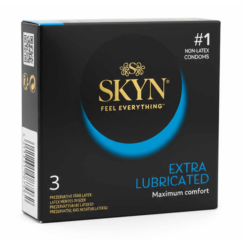 Презерватив SKYN Extra Lube (полиизопрен), 3 шт