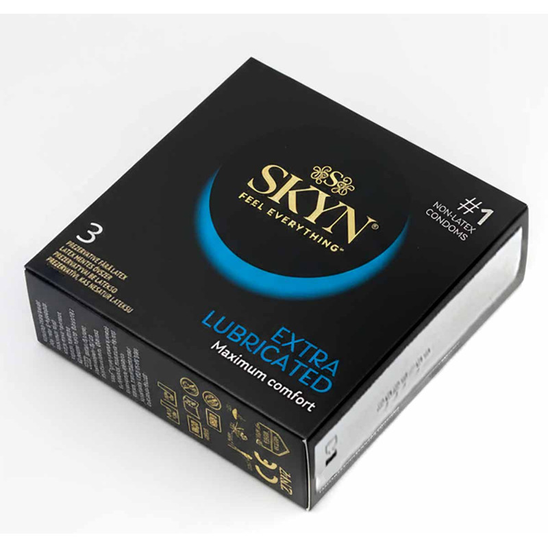 Презерватив SKYN Extra Lube (полиизопрен), 3 шт