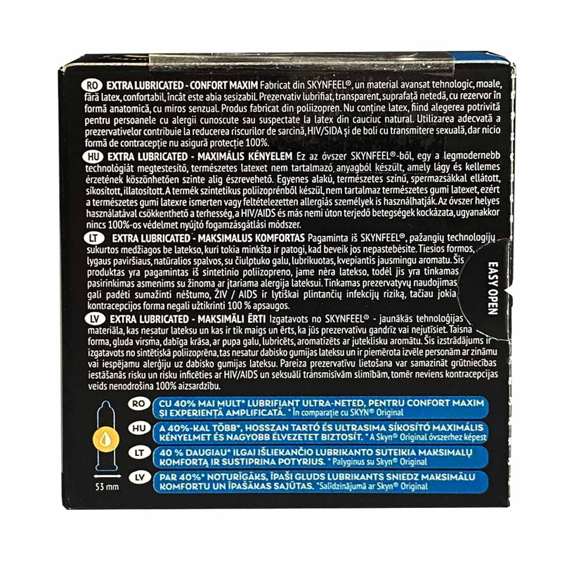 Презерватив SKYN Extra Lube (полиизопрен), 3 шт