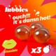 Шарики для массажа Crushious Lubbies с согревающим эффектом, 3 шт