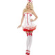 Костюм сексуальной медсестры Nurse бело-красный, XS