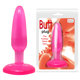 Анальная пробка на присоске BAILE Butt Plug, розовая, 14 × 3.5 см