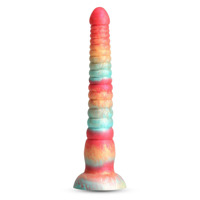 Фаллоимитатор NS Novelties Colours на присоске, разноцветный, 23 см