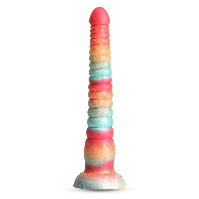 Фаллоимитатор NS Novelties Colours на присоске, разноцветный, 23 см