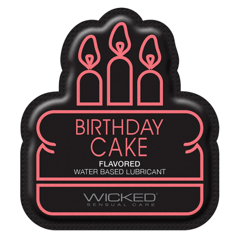 САШЕТ Лубрикант съедобный на водной основе Wicked торт с кремом, саше 1 шт, 3 мл