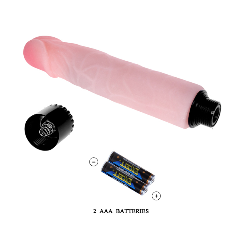 Вибратор реалистичный Baile The Realistic Cock, бежевый, 21.5 х 4 см