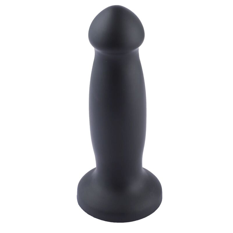 Силиконовый дилдо для секс-машин Hismith 7.2" Black Silicone Anal Dildo, система KlicLok