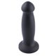 Силиконовый дилдо для секс-машин Hismith 7.2" Black Silicone Anal Dildo, система KlicLok