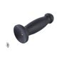 Силиконовый дилдо для секс-машин Hismith 7.2" Black Silicone Anal Dildo, система KlicLok
