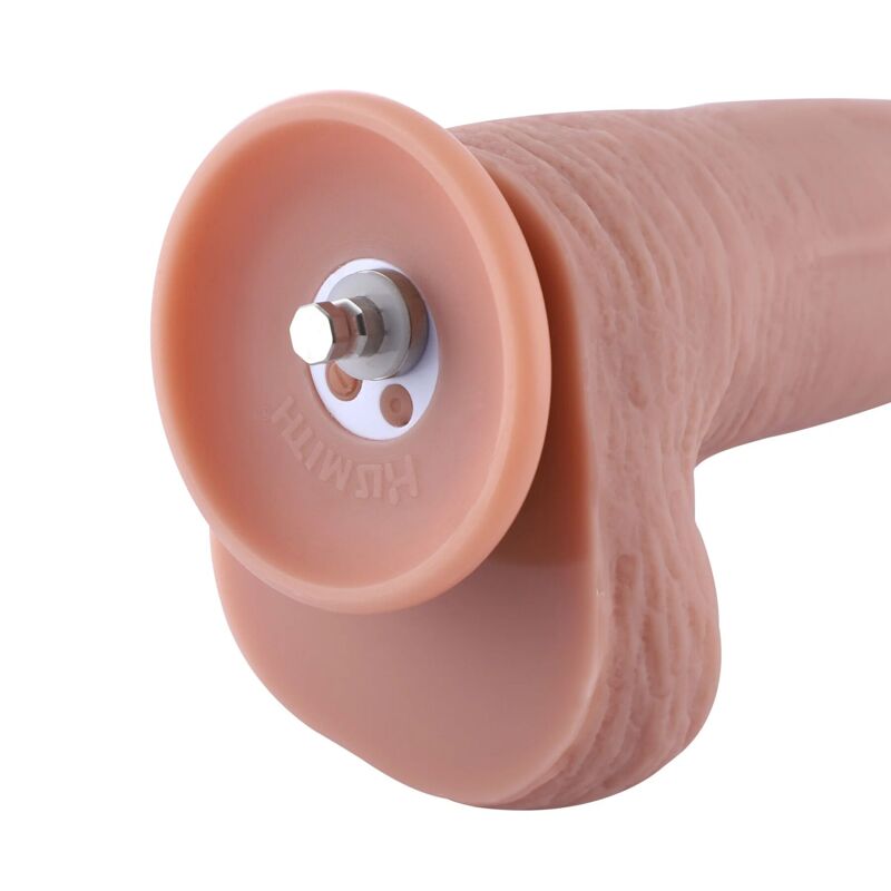 Фаллоимитатор 11.8″ с вибрацией для секс-машин Hismith Silicone Dildo with Vibe, KlicLok, пульт ДУ