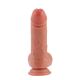 Фаллоимитатор для секс-машин Hismith 8.25" Dual-density dildo with veins, система KlicLok