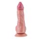 Двойной фаллоимитатор для секс-машин Hismith Double Penetrator, 9.25″, KlicLok и присоска