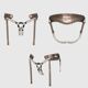 Трусы для страпона Strap-On-Me Leatherette HARNESS DESIROUS - NEW DESIGN