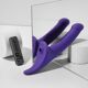 Вибронасадка для страпона с вакуумной стимуляцией Strap-On-Me Multi Orgasm Dildo M Purple