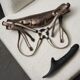 Вибронасадка для страпона с вакуумной стимуляцией Strap-On-Me Multi Orgasm Realistic Dildo XL Black
