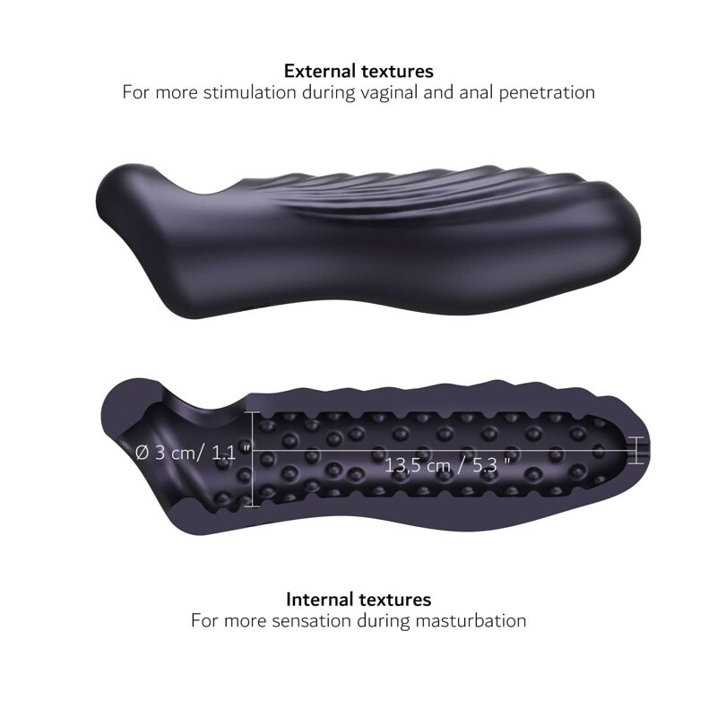 Насадка на член Manwan RYZER MAX - Black Plum