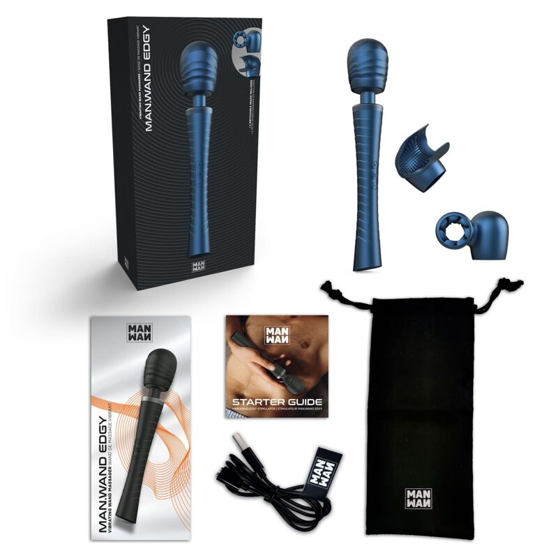 Вибромассажер Manwan MAN.WAND EDGY Stellar Blue