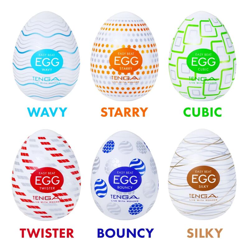 Мастурбатор-яйцо Tenga Egg Cubic
