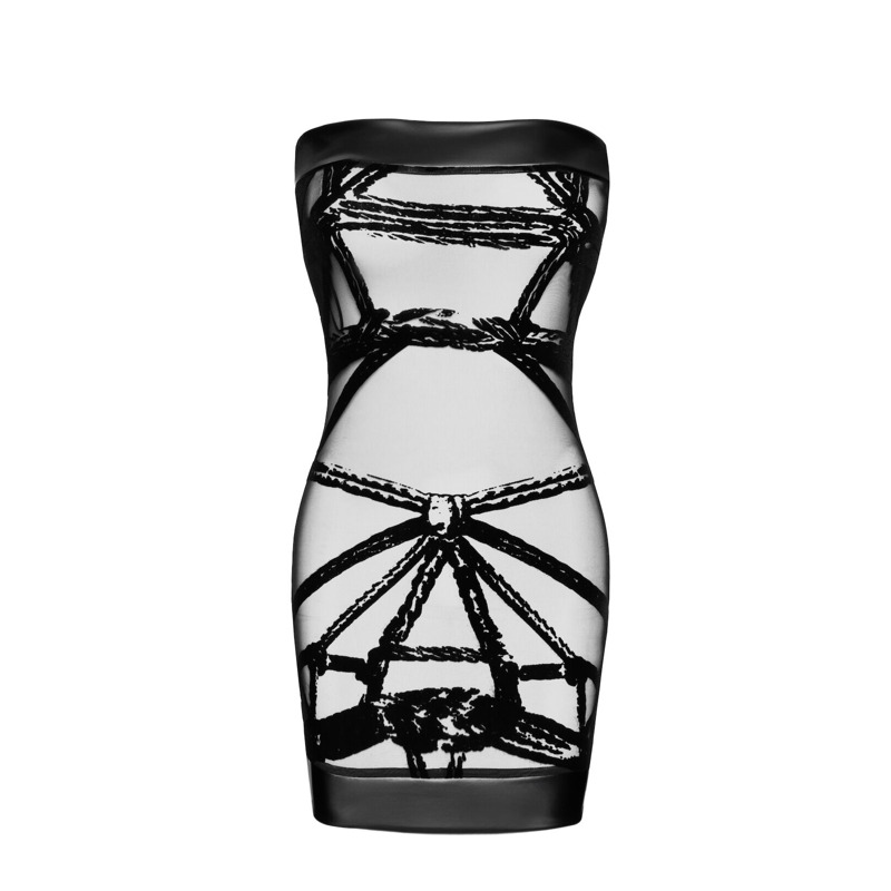 Платье Noir Handmade F359 Bondesque Off-shoulder mini dress M