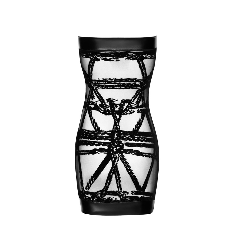 Платье Noir Handmade F359 Bondesque Off-shoulder mini dress L