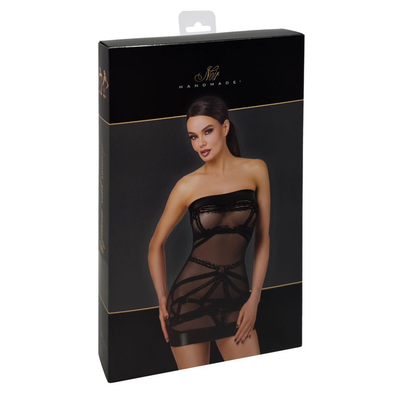 Платье Noir Handmade F359 Bondesque Off-shoulder mini dress XL