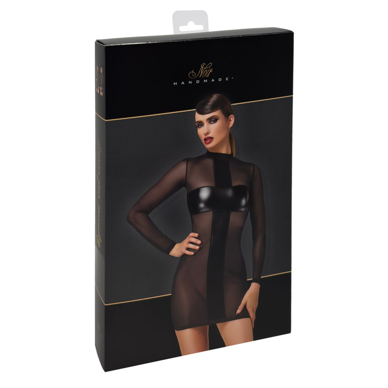 Сукня Noir Handmade F369 Crossfire Mesh & Wetlook Mini dress XL