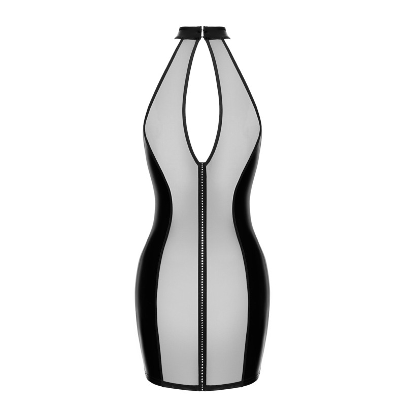 Платье Noir Handmade F370 Luxuria Crystal Sheer Mini Dress S Платье Noir Handmade F370 Luxuria Crystal Sheer Mini Dress S