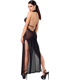 Платье Noir Handmade F372 Onyx Twin-slit Long dress S