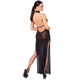 Платье Noir Handmade F372 Onyx Twin-slit Long dress S